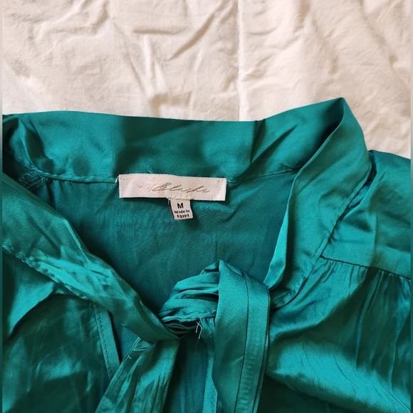 Fashion Nova Satin Blouse - Picture 5 of 5